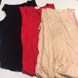 3 new with tags small Lularoe tank tops